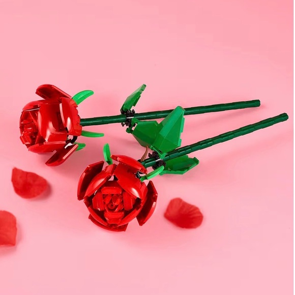 LEGO Roses - Artificial, Fake Roses for Home Decor & Display - Picture 3 of 4